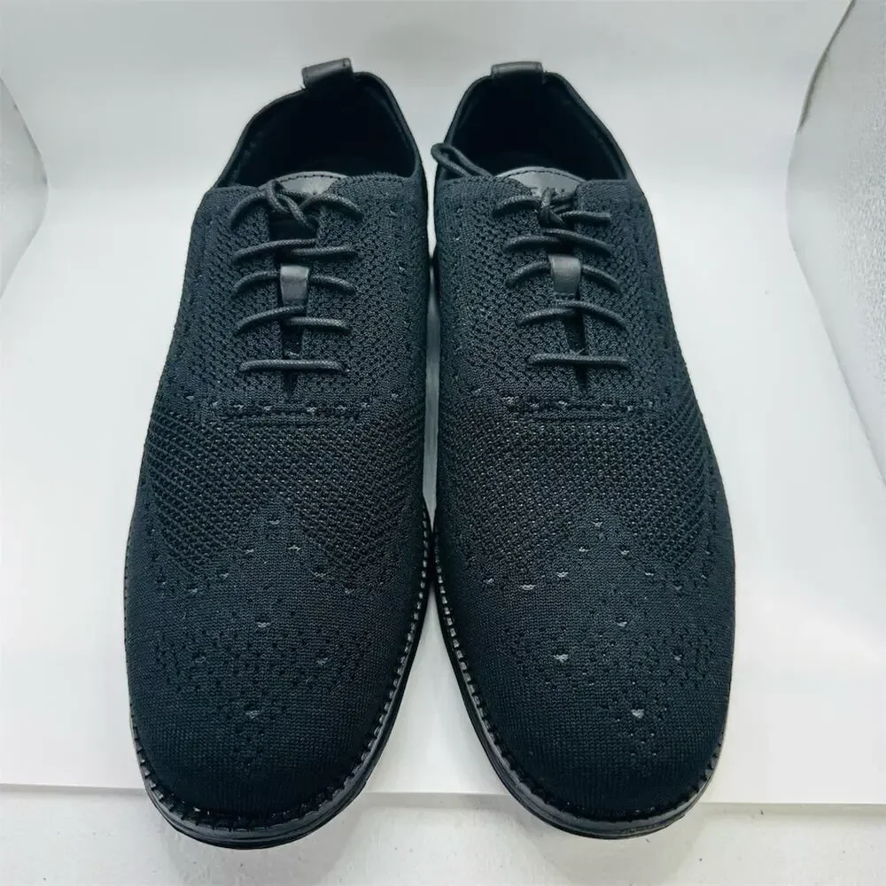 Cole Haan ØriginalGrand Stitchlite Wingtip Oxford Shoes Black Men's 11.5 M
